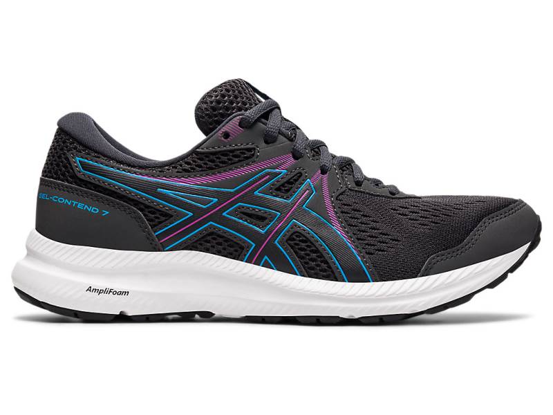 Sapatilhas Running Asics GEL-CONTEND 7 Mulher Pretas, 8905A898.028